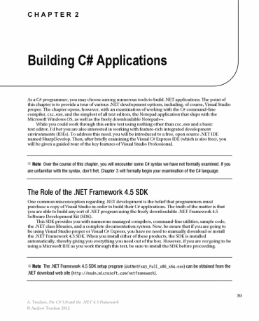 Pro C# 5.0 and the .NET Framework 4.5 (6th Edition) - фото 2