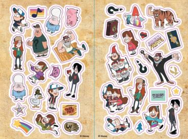 Гравіті Фолз. Кольорові пригоди з наліпками. Хижка Чудес - фото 5