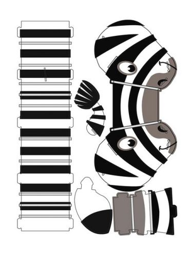 3D-конструктор. Зебра - фото 4