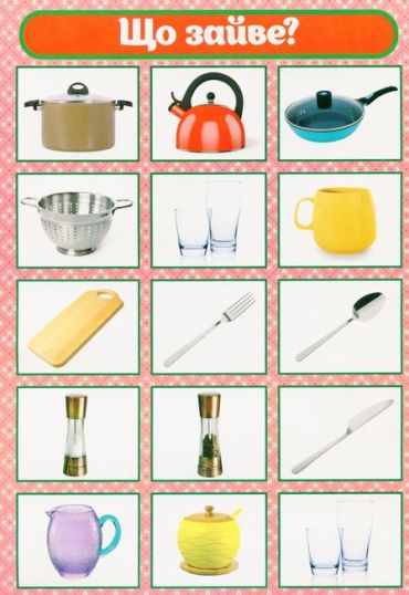 Розповімо дітям. Про посуд. Дидактичний матеріал - фото 5