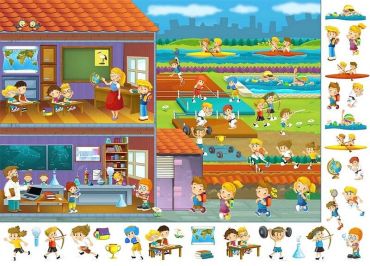 Книга-картонка. Великий віммельбух. Світ навколо тебе - фото 2