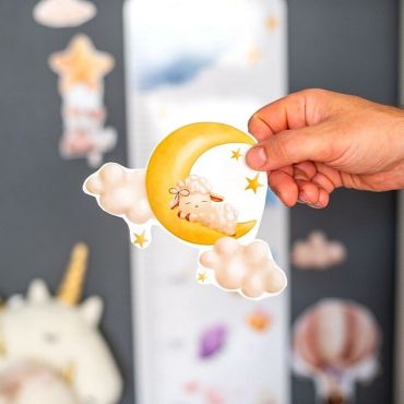 Зростомір та наліпки в дитячу кімнату. Для дівчаток - фото 6