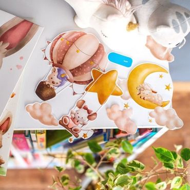 Зростомір та наліпки в дитячу кімнату. Для дівчаток - фото 7