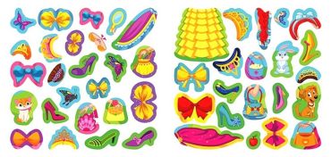 Наліпки-конструктори. Принцеси - фото 4