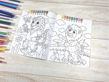 Фарбуй по цифрах. Привітна мавпочка - фото 4