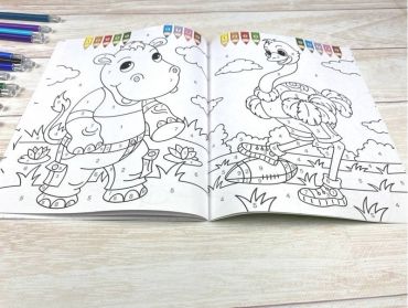 Фарбуй по цифрах. Привітна мавпочка - фото 5