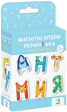 Магнітна гра "Перша українська магнітна абетка" - Навчання, розвиток, творчість
