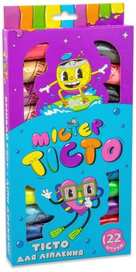 Набір для творчості. Містер тісто. 22 штуки - фото 1