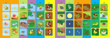 Учуся з наліпками. Загадки в лісі - фото 6