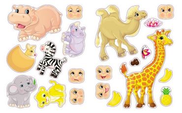 Наліпки для найменших. Веселе каченя - фото 5