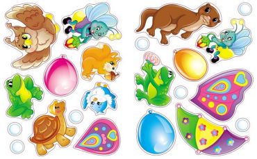 Наліпки для найменших. Веселі грибочки - фото 5