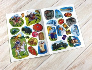 Наша Україна. 29 наліпок із завданнями + розмальовки. Яка була зброя? Історичні часи - фото 5