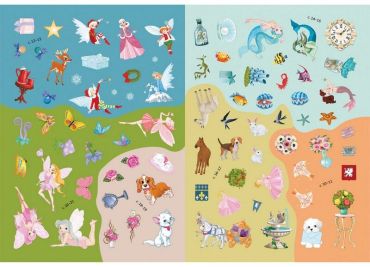 Книжка з наліпками. Феї та принцеси - фото 5