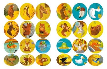 Наклей і дізнайся. Осінь у лісі - фото 4