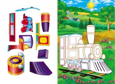 Аплікації для малят. Трактор - фото 4