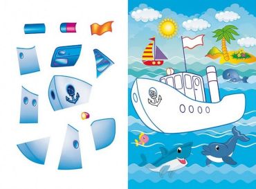 Аплікації для малят. Транспорт - фото 2