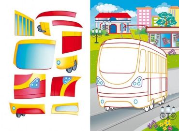 Аплікації для малят. Транспорт - фото 3