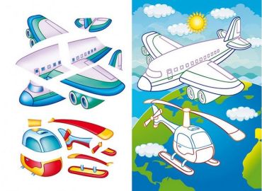 Аплікації для малят. Транспорт - фото 4