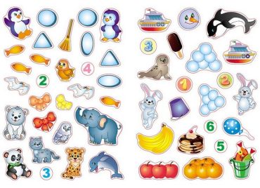 Наліпки для розвитку малюка. Кумедні звірята - фото 5