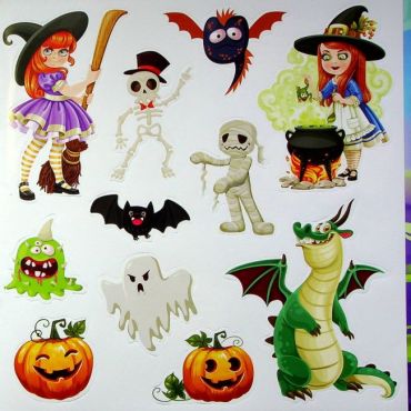 Відьмочки. Панорамка з наліпками - фото 4