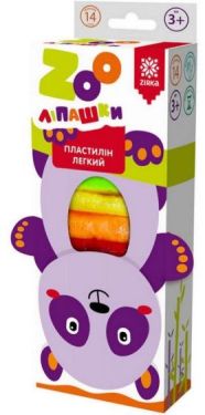 Пластилін легкий ZOOліпашки. Панда