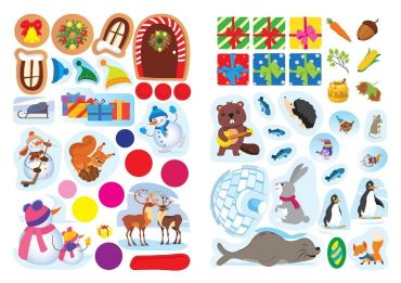 Наліпки дітлахам. Снігова долина - фото 4