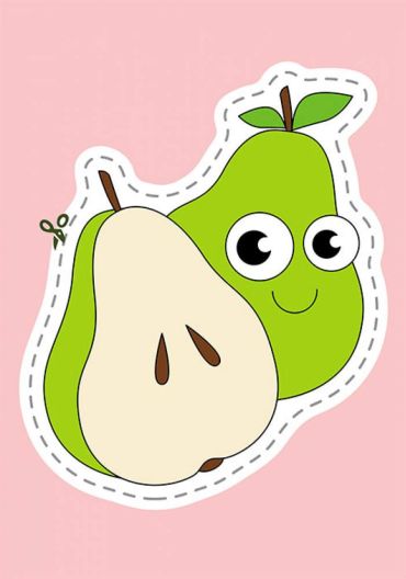 Вирізалки для найменших. Овочі та фрукти - фото 2