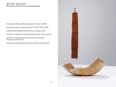 Eva Hesse: Exhibitions, 19722022. - фото 4