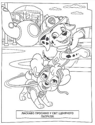 Веселі розмальовки. ТМ Paw Patrol (синя) - фото 2