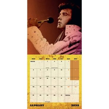 Календар Elvis Presley 2025 Calendar (Square Wall Calendar) - фото 3