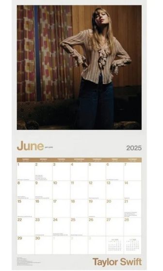 Календар Taylor Swift 2025 Calendar (Square Wall Calendar) - фото 4