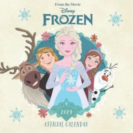 
Календар Disney Frozen 2024 (Square Wall Calendar, Poster Inside )