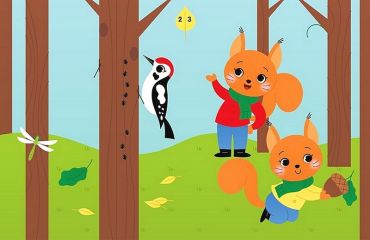 Ліс. Аплікації наліпками - фото 2