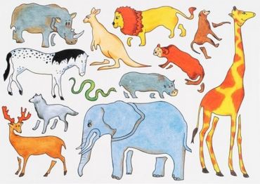 трафарет 9820 САФАРИ 31см*20см KIN - фото 3