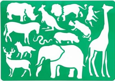 трафарет 9820 САФАРИ 31см*20см KIN - фото 4