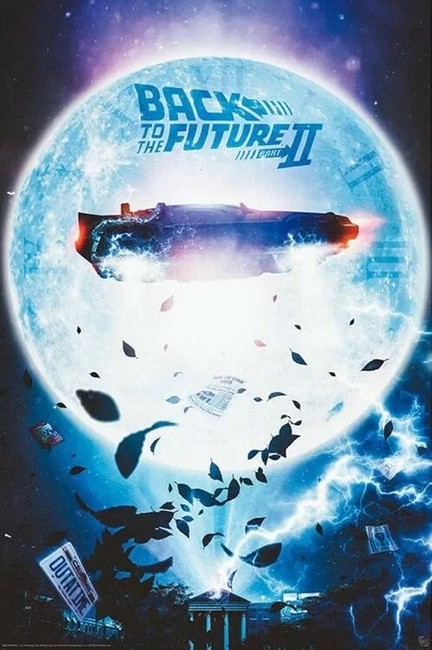 Back to the Future - Flying DeLorean (Постер)