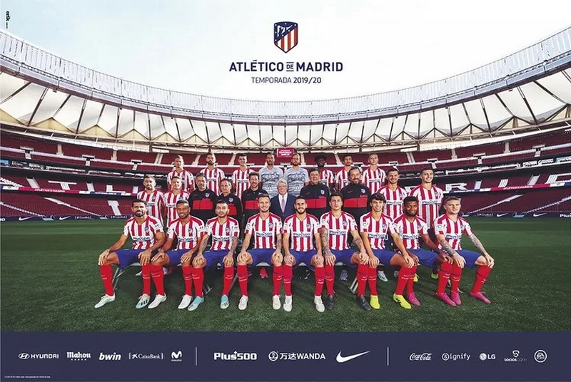 Atletico De Madrid 2019 2020 - Team (Poster)