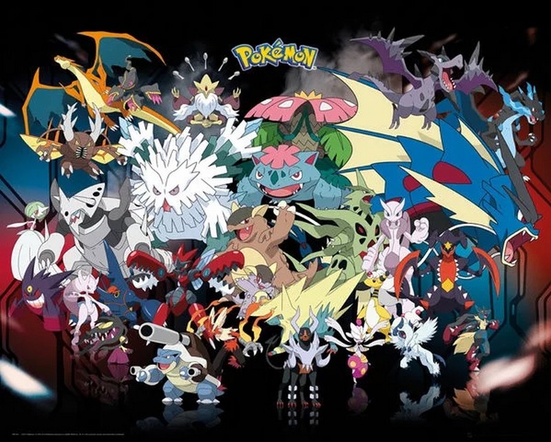 Pokemon - Mega (Poster)