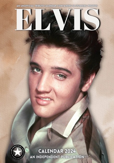 Календар Elvis Presley 2024 (Wall Calendar, A3)
