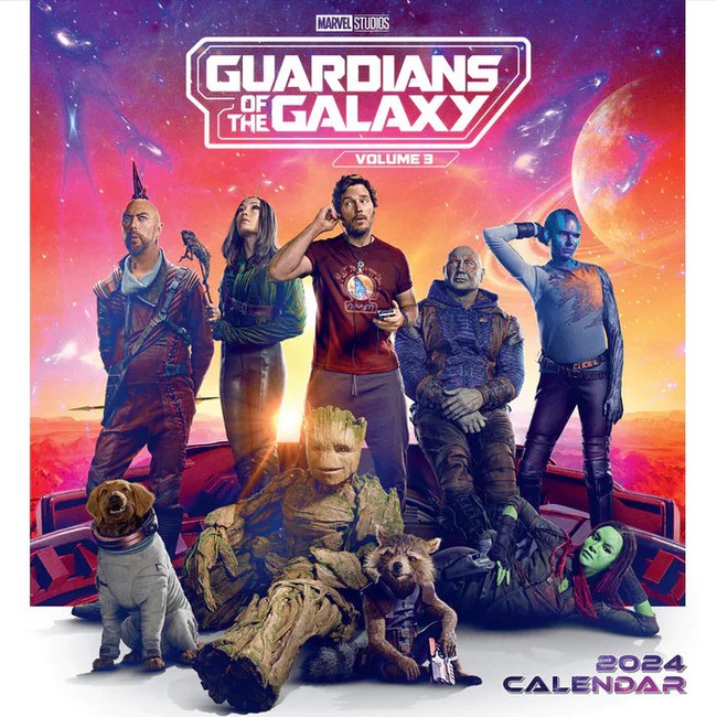 Календар Guardians Of The Galaxy 2024 (Square Wall Calendar)